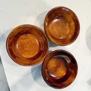 Pomerantz Elegant Wooden Dining Bowls -3